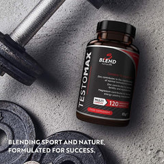 Nutravita TESTOMAX Testosterone Booster for Men - 13 Powerful Active Ingredients & Vitamins Including Zinc, Maca Root Extract, Fenugreek, Ginseng