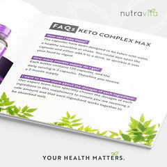 Nutravita Keto Complete Diet Pills – 2 Month Supply – Max Strength 1788mg Complex for Men & Women - MCT Oil, Green Tea, Vitamins & Minerals – Contribute to Fatty Acid & Carb Metabolism