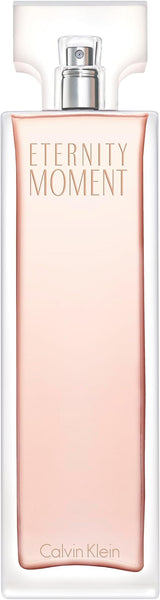 CALVIN KLEIN Eternity Moment - Eau de Parfum for Women - Floral Fragrance with Notes of Sweet Lychee, Pink peony and Raspberry Cashmere - High Longevity