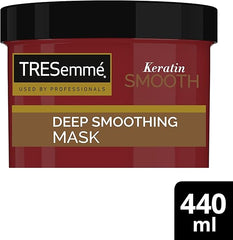 TRESemmé Keratin Smooth Deep Smoothing Mask rinse-out hair treatment with hydrolysed keratin for soft, shiny, frizz-free hair 440 ml