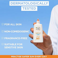 Garnier Ambre Solaire Ultra-Light Sensitive Face Fluid SPF50+ 40ml