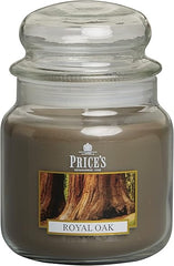 Price's - Royal Oak Medium Jar Candle - Sweet, Delicious, Quality Fragrance - Long Lasting Scent - Up to 90 Hour Burn Time [Energy Class A]