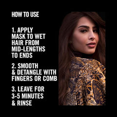 TRESemmé Keratin Smooth Deep Smoothing Mask rinse-out hair treatment with hydrolysed keratin for soft, shiny, frizz-free hair 440 ml