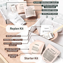Garnier Good Permanent Hair Dye Replen Kit, 4.15 Iced Chestnut Brown, Up To 100% Grey Coverage, 8 Weeks Long-Lasting Colour, No-Drip Application