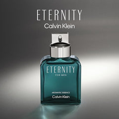 CALVIN KLEIN Eternity - Aromatic Essence for Men - Fougere Fragrance with Notes of Juniper Berries Extract, Coconut Accord and Cardamom - High Longevity - 50ml