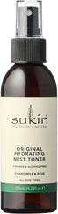 Sukin Signature Hydrating Mist Toner 125ml - Alcohol Free with Chamomile & Rosewater; Cruelty Free & Vegan Friendly - soothes, purifies & Cools Tired Skin.