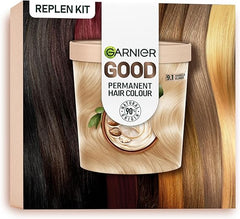 Garnier Good Permanent Hair Dye Replen Kit, 9.1 Vanilla Blonde, Up To 100% Grey Coverage, 8 Weeks Long-Lasting Colour, No-Drip Application