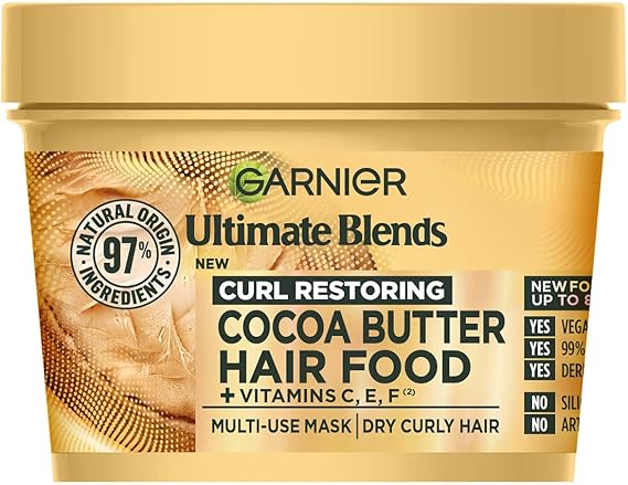 Garnier Ultimate Blends Cocoa Butter Hair Food Multi-Use Mask 400ml