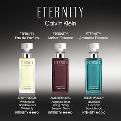 CALVIN KLEIN Eternity - Aromatic Essence for Women - Floral Fragrance with Notes of Lavender Flower, Coconut Essence and Sandalwood - High Longevity - 100ml