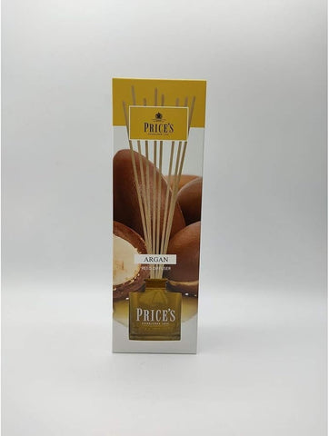 Price's - Argan Reed Diffuser - 100ml - Sweet, Fresh, Quality Fragrance - Long Lasting Scent