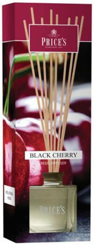Price's - Black Cherry Reed Diffuser - 100ml - Sweet, Delicious, Quality Fragrance - Long Lasting Scent