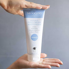 MooGoo Natural Full Cream Moisturiser - Ultra-Hydrating Repair for Dry, Itchy, Sensitive Skin - Suitable for Face, Body & All Ages, 200g / 7oz.