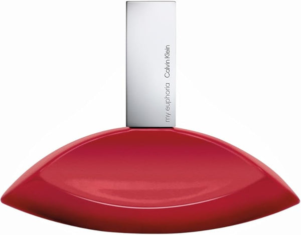 CALVIN KLEIN My Euphoria - Eau de Parfum for Women - Amber Floral Fragrance with Notes of Blackcurrant Buds Essence, Orchid Flambé Accord and Cypriol Essence - High Longevity - 100ml