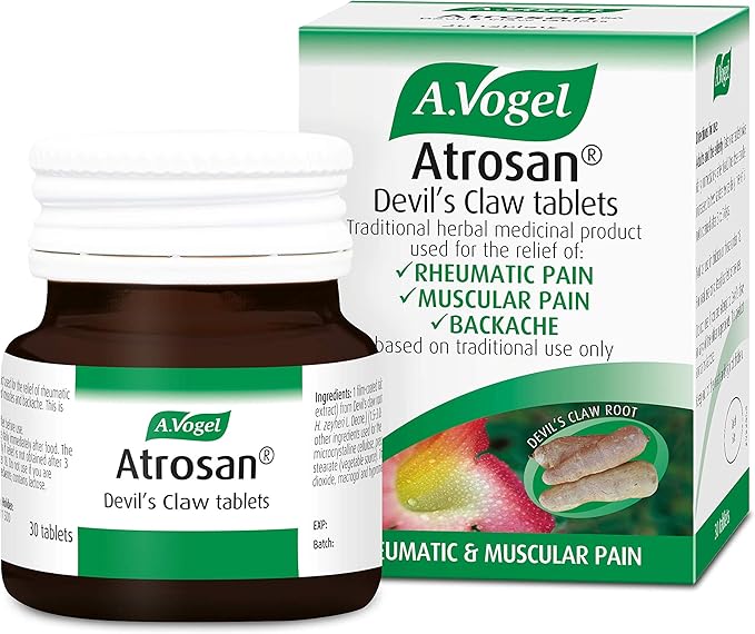 A.Vogel Atrosan Devil’s Claw Tablets | Back & Muscle Pain Relief | 30 Devil’s Claw Tablets