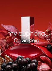 CALVIN KLEIN My Euphoria - Eau de Parfum for Women - Amber Floral Fragrance with Notes of Blackcurrant Buds Essence, Orchid Flambé Accord and Cypriol Essence - High Longevity - 100ml