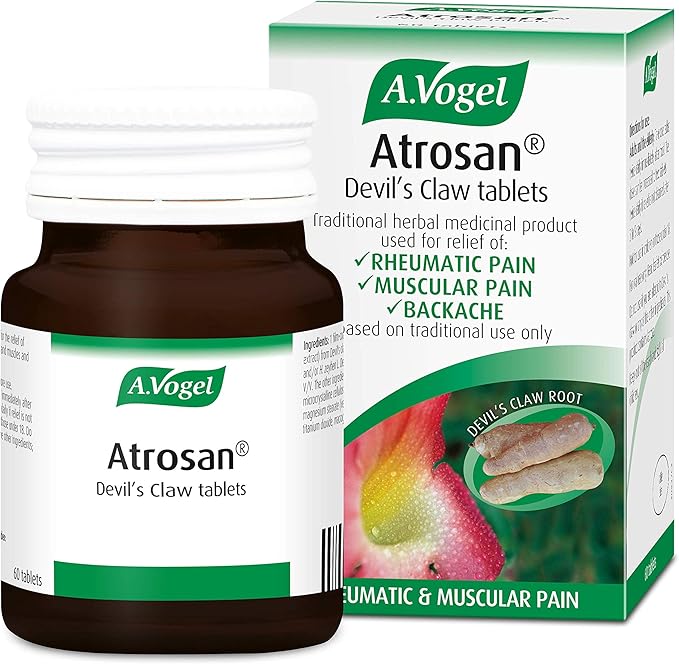 A.Vogel Atrosan Devil’s Claw Tablets | for Aches and Pains | 60 Tablets