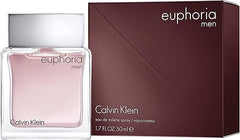 CALVIN KLEIN Euphoria - Eau de Toilette for Men - Chypre Fragrance with Notes of Ginger, Black Basil and Patchouli - Medium Longevity - 50ml