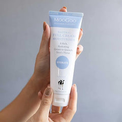 MooGoo Natural Full Cream Moisturizer - Ultra-Hydrating Repair for Dry, Itchy, Sensitive Skin - Cruelty Free Mens and Womens Moisturizing for Face and Body - 120g