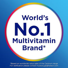 Centrum Men 50+ Multivitamin Tablets for Men, Vitamins with 23 Essential Nutrients, including Vitamin C, D and Zinc, 60 ct (Packaging and Tablet colour may vary slightly)