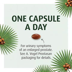 A.Vogel Prostasan Saw Palmetto Capsules for Men with Enlarged Prostate Symptoms | Frequent Urination & Weak Flow Relief | 1-a-Day | 30 Capsules