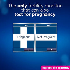 Clearblue Fertility Monitor Advanced, Test for Ovulation & Pregnancy, Increases Chances of Getting Pregnant Naturally by 89%, 1 Touch Screen Monitor (Test Sticks Sold Separately), Packaging May Vary