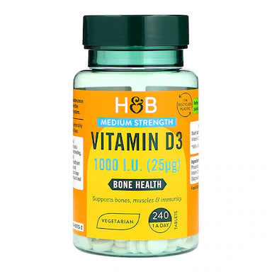 Holland & Barrett-Vitamin D 1000 I.U 25ug 120 Tablets