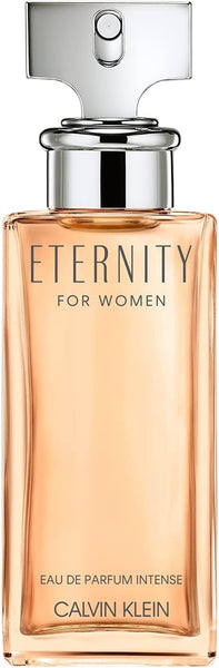 CALVIN KLEIN Eternity - Eau de Parfum Intense for Women - Floral Spicy Fragrance with Notes of Turkish Rose Absolute, Sichuan Pepper and Jasmine Absolute Sambac - High Longevity