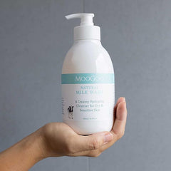 MooGoo Face and Body Milk Wash - A gentle, non-irritating cleanser formula for dry, sensitive skin - Suitable for all ages (baby to adult) and skin types - A phthalate free cleanser for men and women