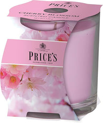 Price's - Cherry Blossom Jar Candle - Delicate, Fruity, Floral Fragrance - Long Lasting Scent - Up to 45 Hour Burn Time [Energy Class A]