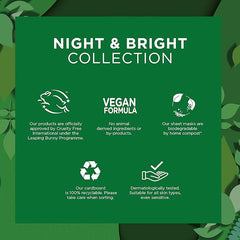 Garnier Sheet Masks Night & Bright Collection, 140g