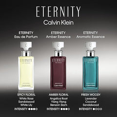 CALVIN KLEIN Eternity - Eau de Parfum for Women - Floral Fragrance with Notes of Bergamot, White Rose and Sandalwood - High Longevity
