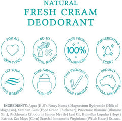 MooGoo - Natural Deodorant - A non-irritating mens and womens deodorant - Convenient roll-on - Aluminum free, non-aerosol, non-stinging formula for all skin types including very sensitive skin