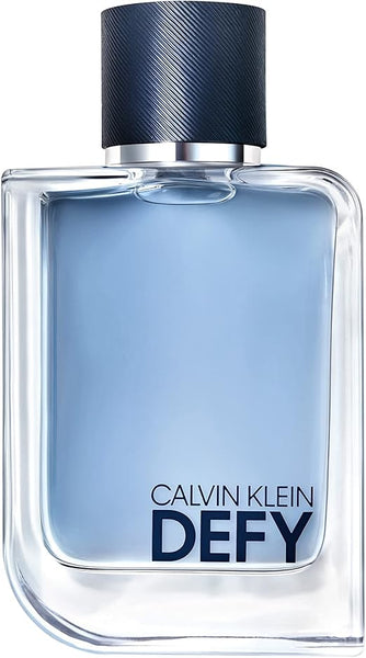 CALVIN KLEIN Defy - Eau de Toilette for Men - Woody Fragrance with Notes of Bergamot, Lavender Absolute and Vetiver Oil - Medium Longevity