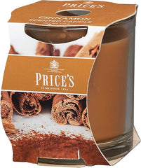 Price's - Cinnamon Jar Candle - Delicious, Warm & Spicy Fragrance - Long Lasting Scent - Up to 45 Hour Burn Time [Energy Class A]