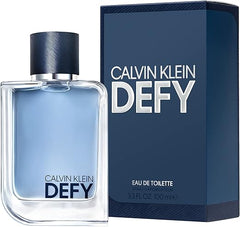 CALVIN KLEIN Defy - Eau de Toilette for Men - Woody Fragrance with Notes of Bergamot, Lavender Absolute and Vetiver Oil - Medium Longevity