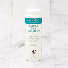MooGoo Dry Shampoo - A waterless cleanser for all hair types, lengths & colors - Best non-aerosol dry shampoo powder - vegan, cruelty-free, and talc-free formula for cleaning, refreshing & volumizing