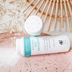 MooGoo Dry Shampoo - A waterless cleanser for all hair types, lengths & colors - Best non-aerosol dry shampoo powder - vegan, cruelty-free, and talc-free formula for cleaning, refreshing & volumizing
