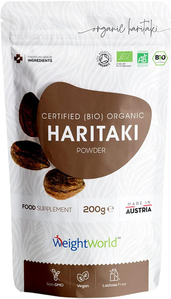 WeightWorld 100% Pure & Natural Haritaki Powder Organic (Terminalia Chebula), 200gms
