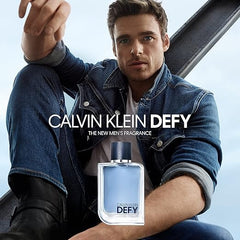 CALVIN KLEIN Defy - Eau de Toilette for Men - Woody Fragrance with Notes of Bergamot, Lavender Absolute and Vetiver Oil - Medium Longevity