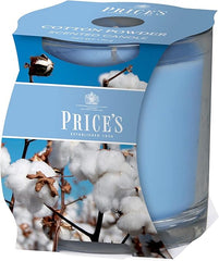 Price's - Cotton Powder Jar Candle - Fresh, Delightful, Quality Fragrance - Long Lasting Scent - Up to 45 Hour Burn Time [Energy Class A]