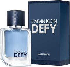 CALVIN KLEIN Defy - Eau de Toilette for Men - Woody Fragrance with Notes of Bergamot, Lavender Absolute and Vetiver Oil - Medium Longevity