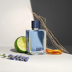 CALVIN KLEIN Defy - Eau de Toilette for Men - Woody Fragrance with Notes of Bergamot, Lavender Absolute and Vetiver Oil - Medium Longevity