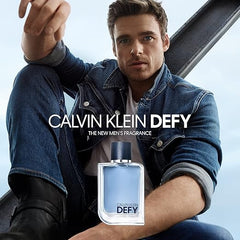 CALVIN KLEIN Defy - Eau de Toilette for Men - Woody Fragrance with Notes of Bergamot, Lavender Absolute and Vetiver Oil - Medium Longevity