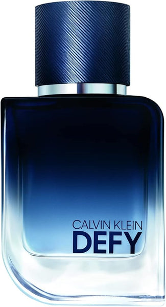 CALVIN KLEIN Defy - Eau de Parfum for Men - Woody & Leathery Fragrance with Notes of Mandarin Oil, Leather Accord and Vetiver - Medium Longevity