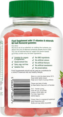 Chewy Vites Women Multivitamin 60 Gummy Vitamins 17 Essential Nutrients Especially for Women Real Fruit Juice Vegan