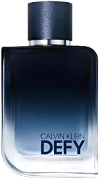 CALVIN KLEIN Defy - Eau de Parfum for Men - Woody & Leathery Fragrance with Notes of Mandarin Oil, Leather Accord and Vetiver - Medium Longevity
