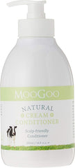 MooGoo Cream Conditioner - For Itchy, Dry, Eczema, Psoriasis & Dandruff Prone Scalps – SLS, Silicone, Sulfate & Paraben Free - Natural & Gentle Formula – 500ml