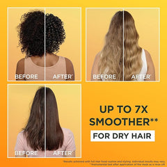 Garnier Hair Food Multi-use Hair Treatment Mask, Nourishes and Conditions, Ideal for Dry Hair, No Silicones, Vegan Formula, Banana, Ultimate Blends, 400ml