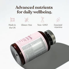 Women's Multivitamins & Minerals with Marine Collagen & Hyaluronic Acid | 27 Essential Vitamins, Minerals, & Botanicals | Gluten-Free & No Synthetic Fillers or Binders | 60 Tablets | Free Soul