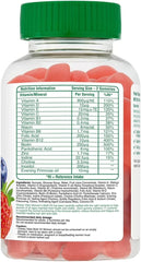 Chewy Vites Women Multivitamin 60 Gummy Vitamins 17 Essential Nutrients Especially for Women Real Fruit Juice Vegan
